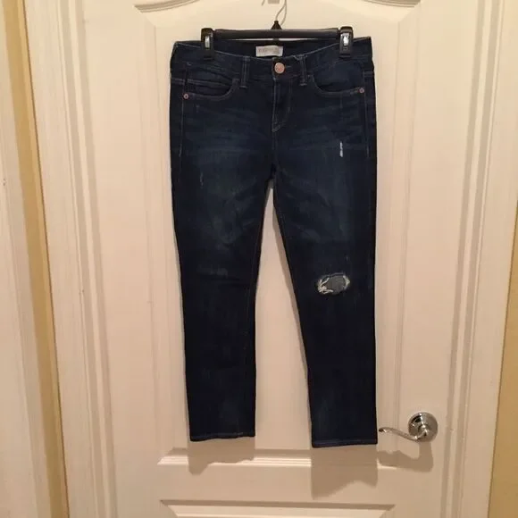 Express Distressed Jeans   - Picture 2 of 7